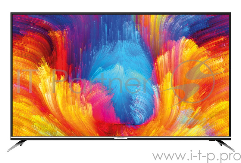 Телевизор LED Hyundai 50 H-LED50ET3001 черный/FULL HD/60Hz/DVB-T2/DVB-C/DVB-S2/USB (RUS)