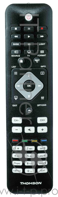 Универсальный пульт Thomson H-132501 Philips TVs черный