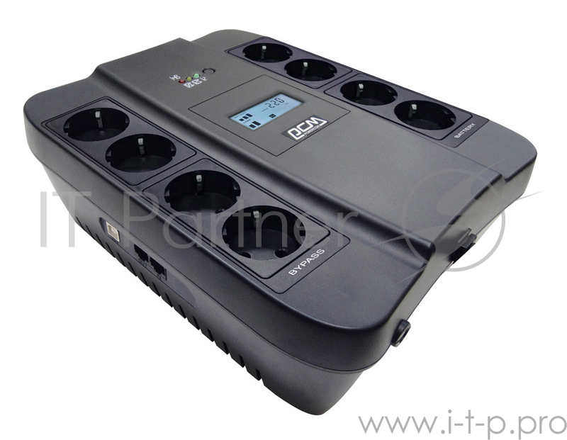 Источник бесперебойного питания Powercom Spider SPD-750U LCD 450Вт 750ВА черный