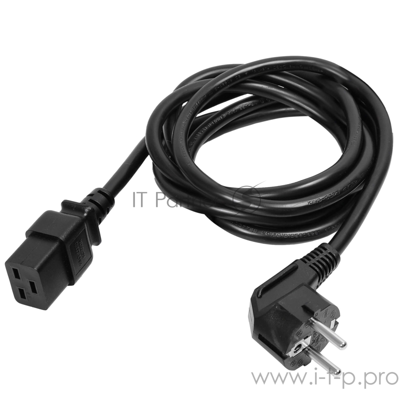 Кабель Ippon IEC C14 Евровилка 1.8м черный