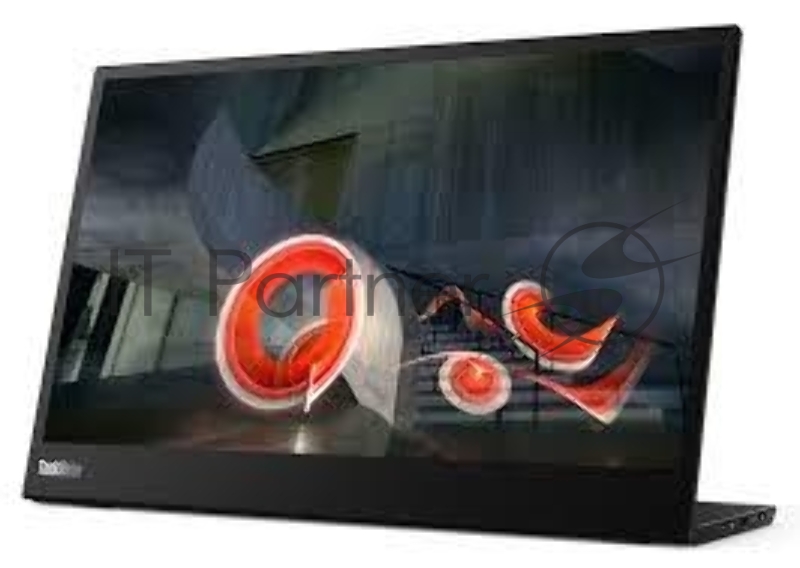 Монитор Lenovo ThinkVision M14 (USB-C Mobile monitor) 14 16:9 FHD (1920x1080) IPS AG, 6ms, CR 700:1, BR 300, 178/178, 2xUSB 3.1 Type-C (DP1.2 Alt Mode), Tilt, 0.57 kg, 3YR