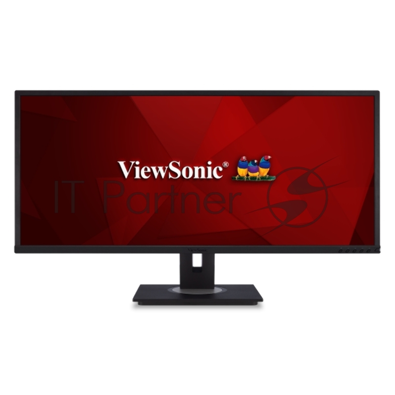 Монитор Viewsonic 35 VG3448 VA LED, 3440x1440, 5ms, 300cd/m2, 178°/178°, 3000:1, 50Mln:1, 2*HDMI, DP, Mini DP, USB-Hub, 100Hz, колонки, HAS, Swivel, Tilt, VESA, Black