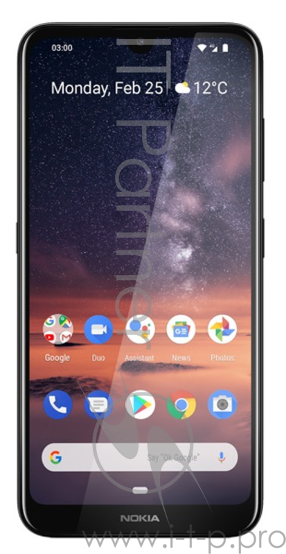 Смартфон Nokia NOKIA 3.2 DS TA-1156 STEEL, 6.26 19:9 1520x720, 2.0GHz, 4 Core, 2GB RAM, 16GB, up to 400GB flash, 13Mpix/5Mpix, 2 Sim, 2G, 3G, LTE, BT v4.2, Wi-Fi, GPS / AGPS, GLONASS, Beidou, Micro-USB, 4000mAh, Android 9 Pie, 181g, 159,44x76,24x8,6