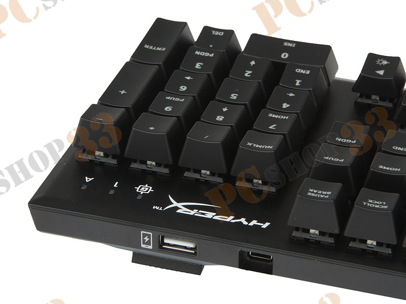 Клавиатура Kingston HyperX Alloy FPS HX-KB1RD1-RU/A5, подсветка, черный (USB2.0)
