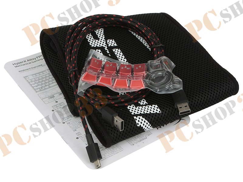 Клавиатура Kingston HyperX Alloy FPS HX-KB1RD1-RU/A5, подсветка, черный (USB2.0)