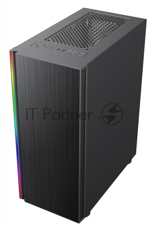Корпус Formula CL-3302B RGB черный без БП ATX 2xUSB2.0 1xUSB3.0 audio bott PSU