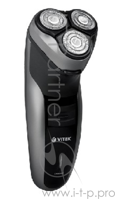 Триммер VITEK VT-8266 ВK Система бритья сеточная. Система питания от сети/аккумулятора. Время работы от аккумулятора 45 мин. Время зарядки аккумулятора 8 ч. Индикатор зарядки. Количество бритвенных головок 3. Плавающие головки. Защитная крышка. Щеточ