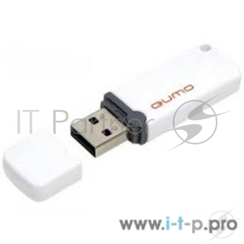 Носитель информации USB 2.0 QUMO 4GB Optiva 02 White QM4GUD-OP2-white