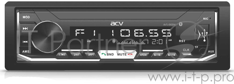 Автомагнитола ACV AVS-816BW 1DIN 4x50Вт