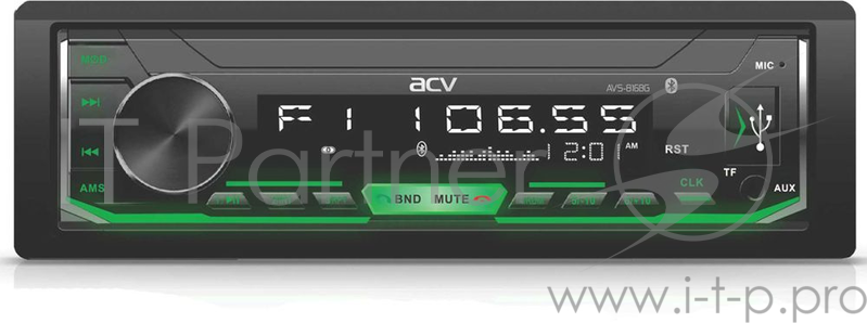 Автомагнитола ACV AVS-816BG 1DIN 4x50Вт