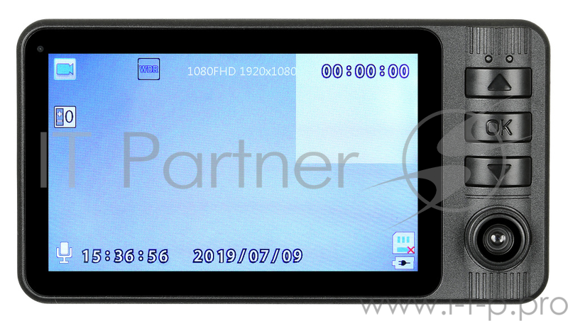 Видеорегистратор Digma FreeDrive 109 INCAR черный 1.3Mpix 1080x1920 1080p 150гр. JL5601