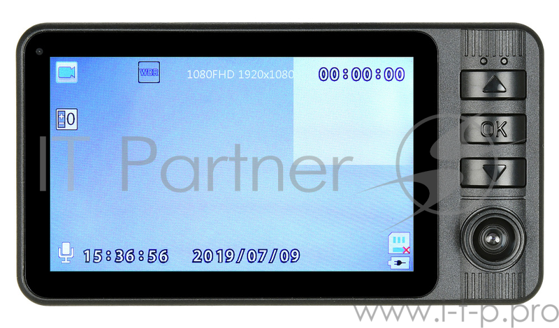 Видеорегистратор Digma FreeDrive 109 TRIPLE черный 1Mpix 1080x1920 1080p 150гр. JL5601