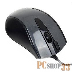 Мышь A4Tech N-500F V-TRACK (серый глянец/черный) USB, 3+1 кл.-кн.,провод.мышь 641866