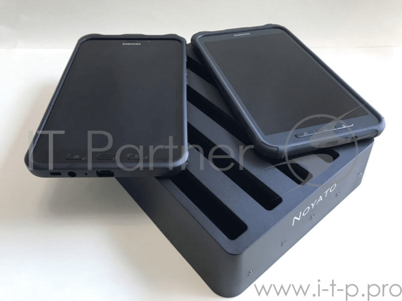 Блок питания noyato Зарядная станция для планшетов Samsung Galaxy Active Tab2, 5 слотов, Pogo pin, Short circuit protection, Output: pogo pins max. 2A, 100/240V