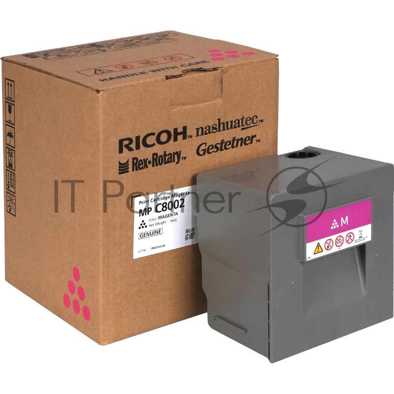 Тонер-картридж красный Ricoh MP C8002 красный тонер