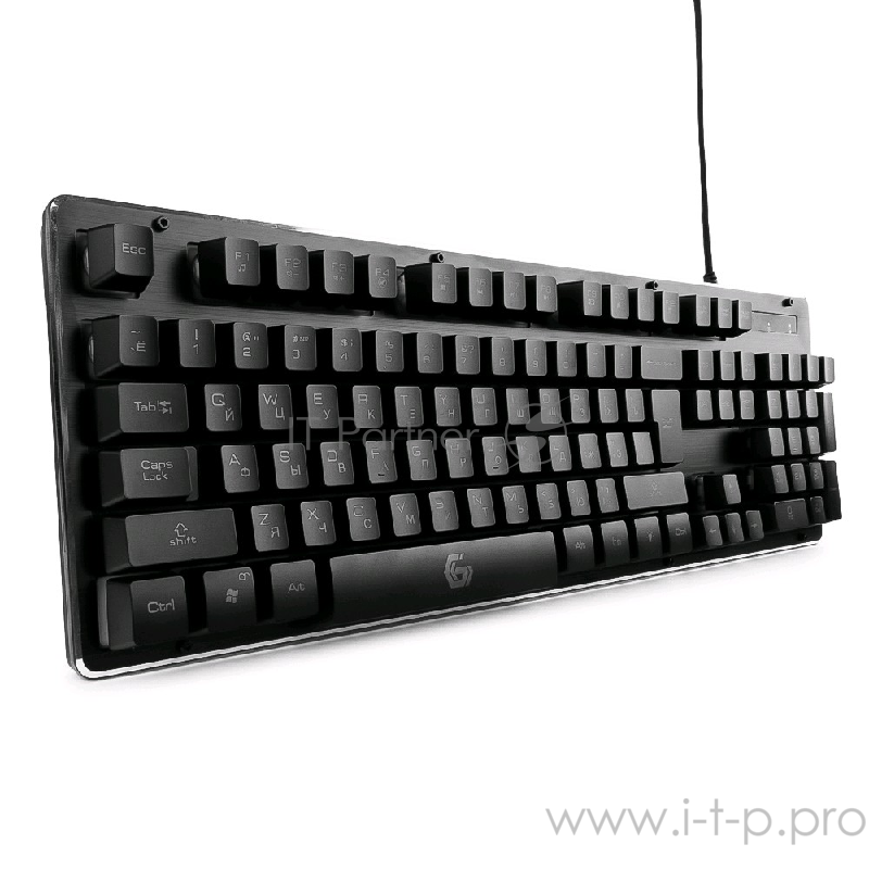 Клавиатура Gembird KB-G400L, подсветка, черный (USB)