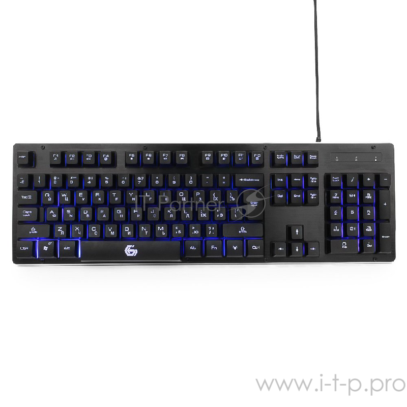 Клавиатура Gembird KB-G400L, подсветка, черный (USB)