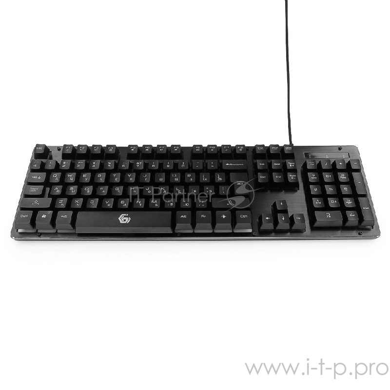 Клавиатура Gembird KB-G400L, подсветка, черный (USB)