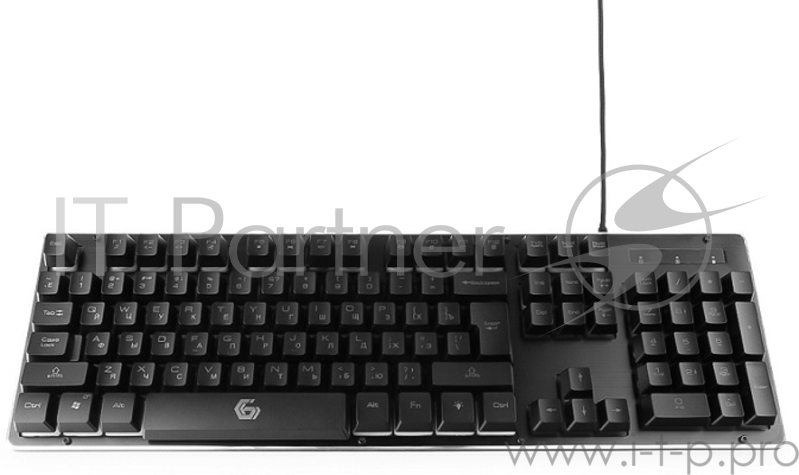 Клавиатура Gembird KB-G400L, подсветка, черный (USB)