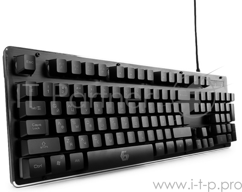 Клавиатура Gembird KB-G400L, подсветка, черный (USB)
