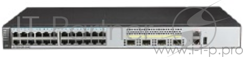 Коммутатор Huawei S5720S-28X-SI-AC (24*10/100/1000BASE-T ports, 4*10GE SFP+ ports, AC power supply) (S5720S-28X-SI-AC)