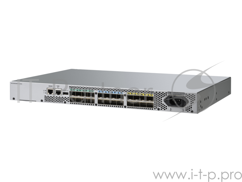 Коммутатор HPE SAN switch SN3600B 24/8 32Gb (ext. 24x32Gb ports - 8 active ports,Advanced Fabric Os, Advanced Web Tools and Advanced Zoning, no SFP) analog Q1H70A