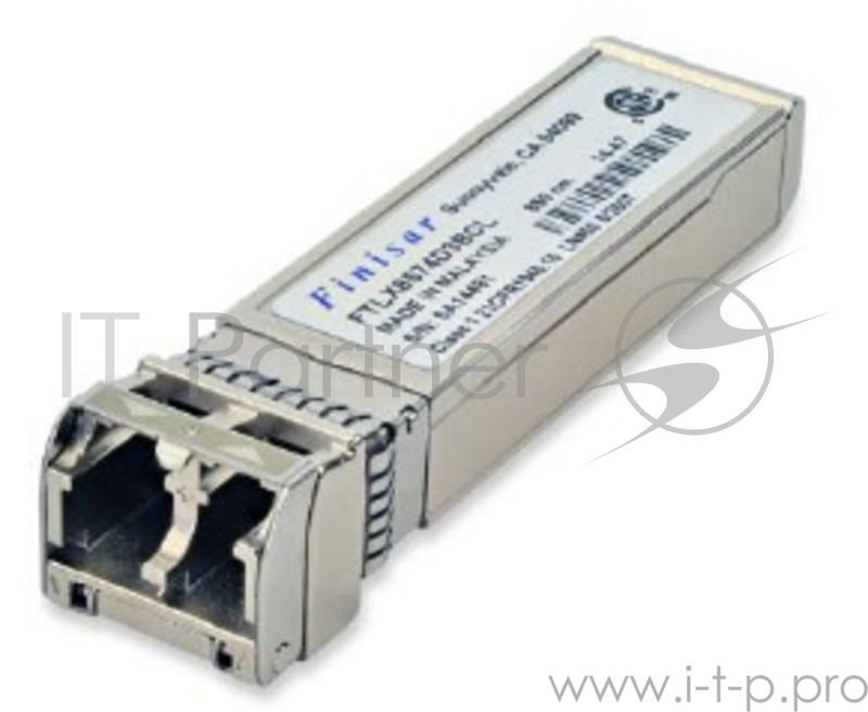 Трансивер Finisar FTLX8574D3BCV SR 1G/10G Multimode 10G/1G Dual Rate (10GBASE-SR and 1000BASE-SX) 400m Multimode Datacom SFP+ Optical Transceiver EIC#FTLX8574D3BCV