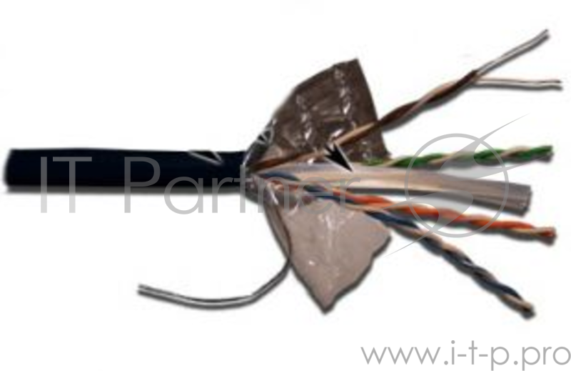 Кабель LANMASTER UTP, 4 пары, кат. 6, с перегородкой, 550Mhz, PE, для внешней прокладки (305 м)