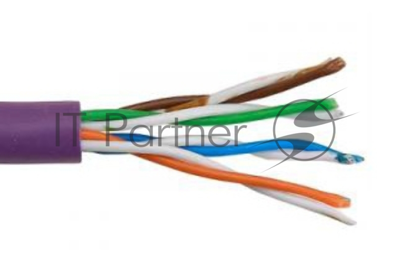 Кабель информационный Brand-Rex C6U-HF1-ECA-RLX-305VT кат.6 U/UTP не экранированный 4X2 LSZH внутренний 305м фиолетовый