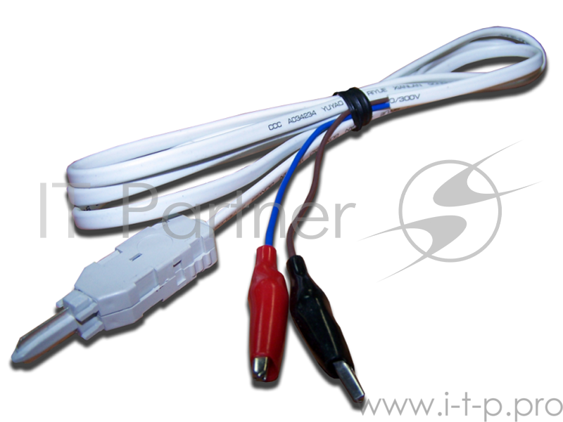 Шнур тестовый для плинтов, 2-х полюсный LSA/Крокодил, 1,5м