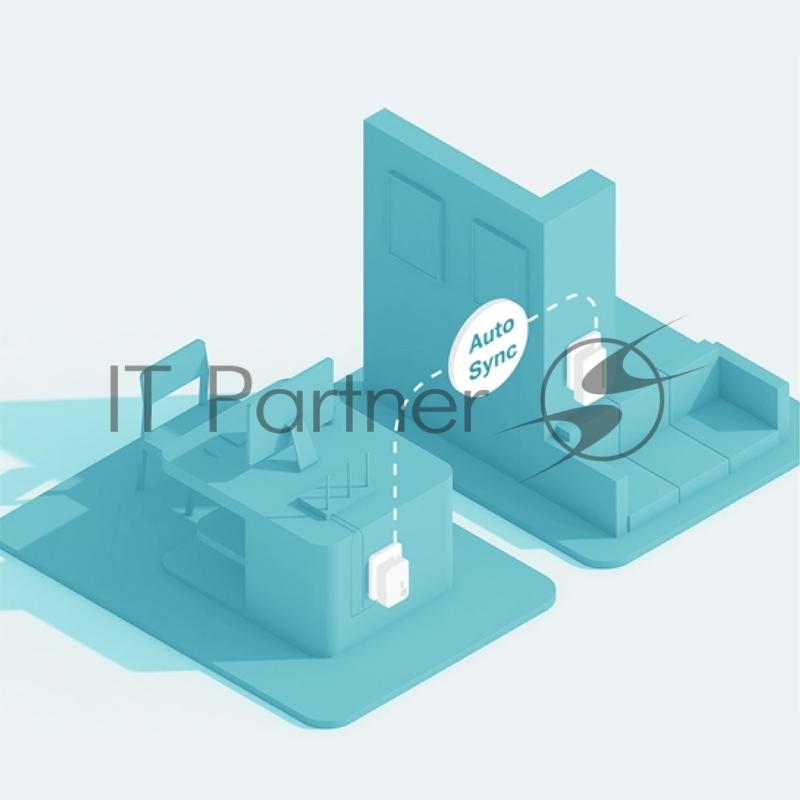 Сетевое оборудование TP-Link TL-WPA4220KIT Комплект адаптеров Powerline стандарта AV500 с функцией усилителя беспроводного сигнала до 300 Мбит/с
