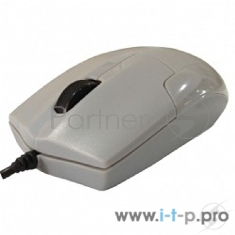 Мышь CBR CM-302 Grey USB, Мышь 1200dpi, бесшумное нажатие, провод 1.8 м.