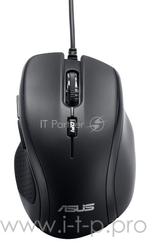 Мышь Asus UX300 PRO черный оптическая (3200dpi) USB для ноутбука (5but)