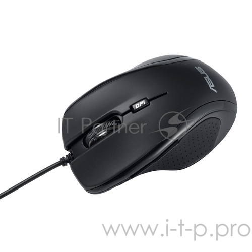 Мышь Asus UX300 PRO черный оптическая (3200dpi) USB для ноутбука (5but)