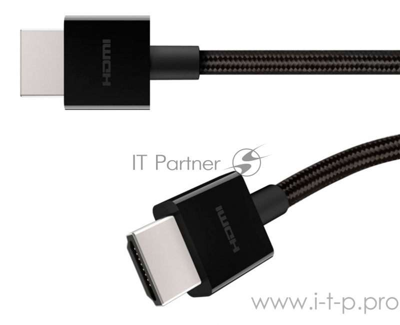 Кабель аудио-видео Belkin Ultra HD HDMI Cable BLK HDMI (m)/HDMI (m) 2м. черный (AV10168DS2M-BLK)