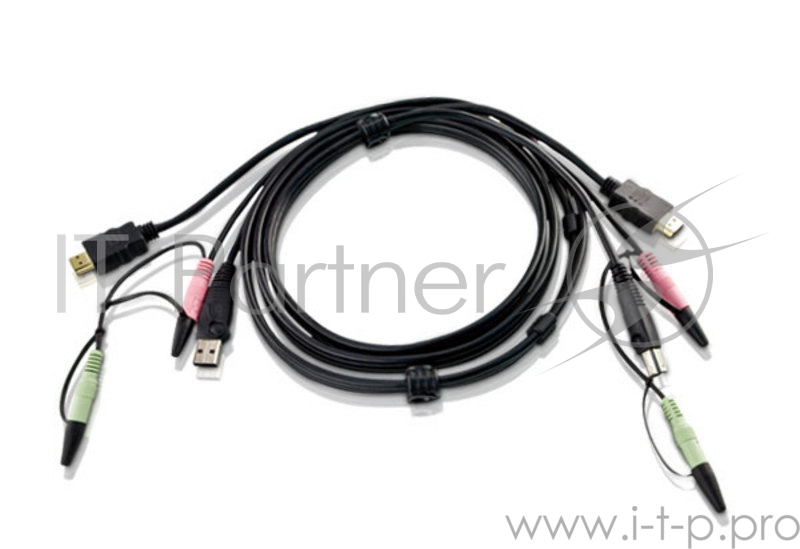 Кабель для переключателей ATEN Custom USB 2.0 HDMI KVM Cable L:1.8m*2L-7D02UH