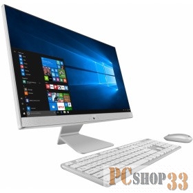 Моноблок Asus V241FAK (V241FAK-WA082T) i3-8145U (2.1)/8G/1T/23.8FHD AG/Int:Intel UHD 620/wlKB+M/noODD/Win10 White/Silver