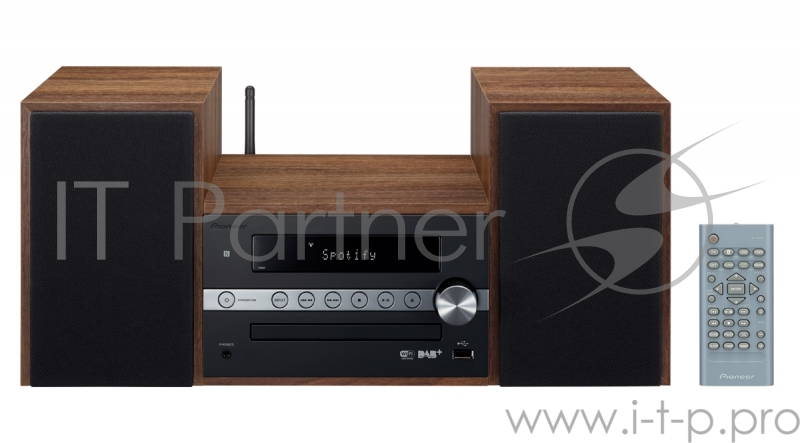 Микросистема Pioneer X-CM66D-B черный 30Вт/CD/CDRW/FM/USB/BT