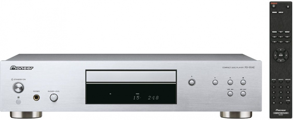 Плеер CD Pioneer PD-30AE-S серебристый