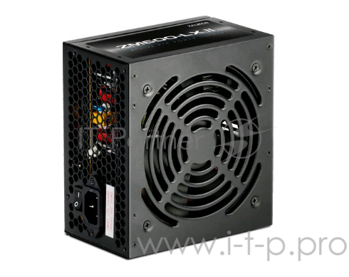 Блок питания Zalman ZM600-LXII <600W, (20+4+4+4) pin, 2x(6+2) pin, 6xSATA, 3xMolex, 12 см, кабель питания, 85%, Active P