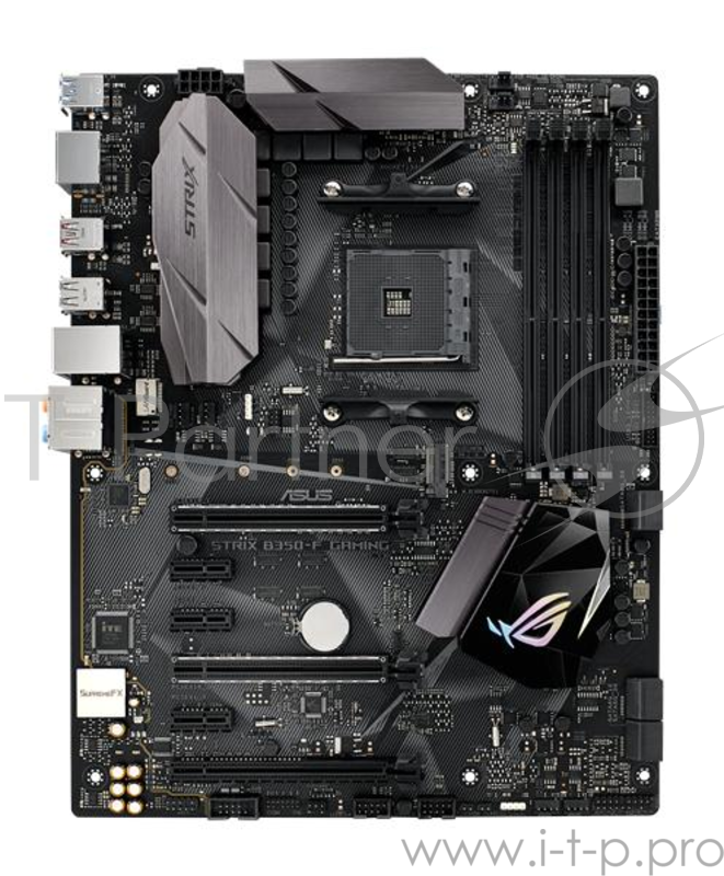 Материнская плата Asus ROG STRIX B350-F GAMING Soc-AM4 AMD B350 4xDDR4 ATX AC`97 8ch(7.1) GbLAN RAID+HDMI+DP
