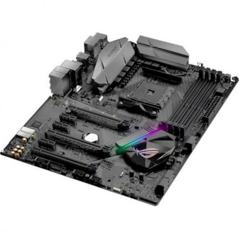 Материнская плата Asus ROG STRIX B350-F GAMING Soc-AM4 AMD B350 4xDDR4 ATX AC`97 8ch(7.1) GbLAN RAID+HDMI+DP