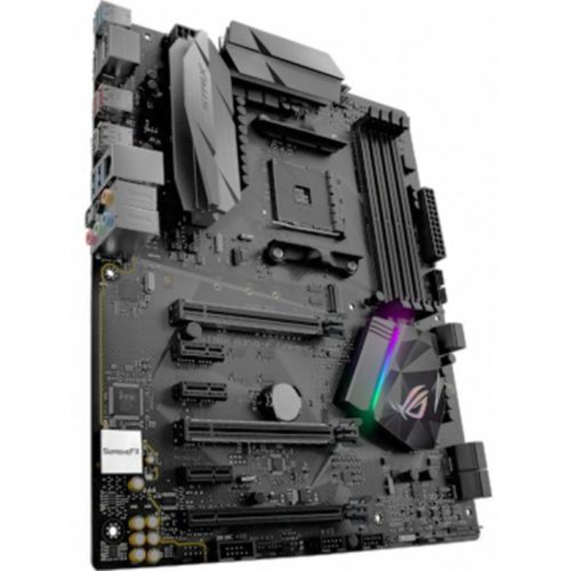 Материнская плата Asus ROG STRIX B350-F GAMING Soc-AM4 AMD B350 4xDDR4 ATX AC`97 8ch(7.1) GbLAN RAID+HDMI+DP
