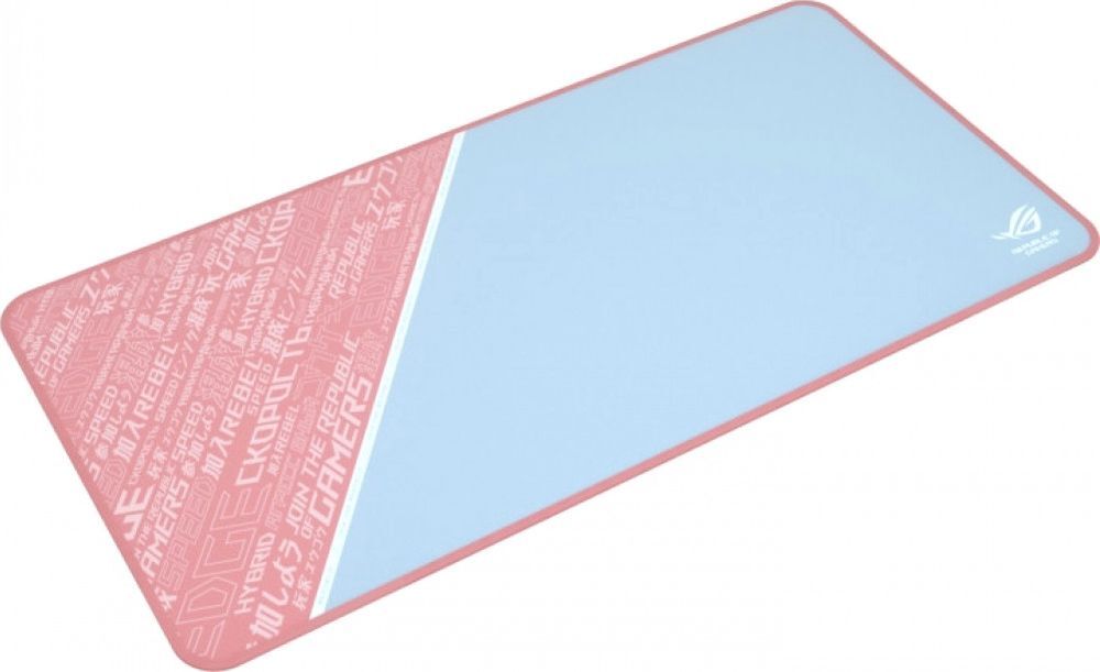 Игровой коврик для мыши ASUS ROG Sheath PINK (900 x 440 x 3 mm, каучук, нетканый материал, cиликон, 90MP00K2-B0UA00)
