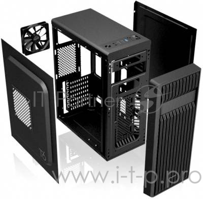 Корпус ZALMAN T6 ATX (2xUSB + USB 3.0, 2xAudio, 120мм FAN, ATX, без БП)