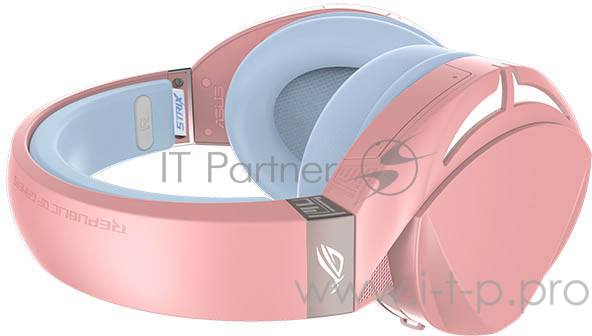 Игровые наушники ASUS Strix Fusion 300 PINK (7.1, USB, 3.5mm jack, 50 мм неодимовые магниты, 32 Ом, 20 ~ 20000 Гц, микрофон, 90YH01UP-B8UA00)