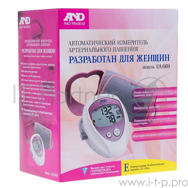 Тонометр автоматический A&D UA-669