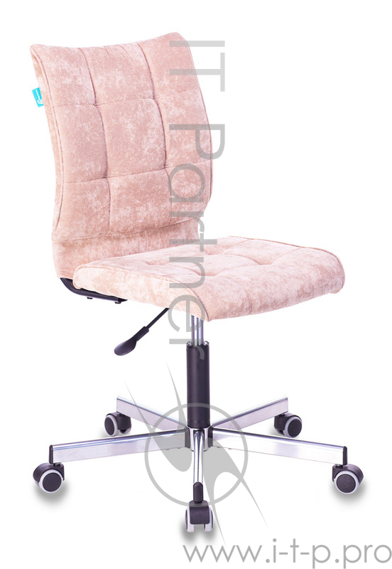 Кресло Бюрократ CH-330M/LT-21 без подлокотников песочный крестовина металл