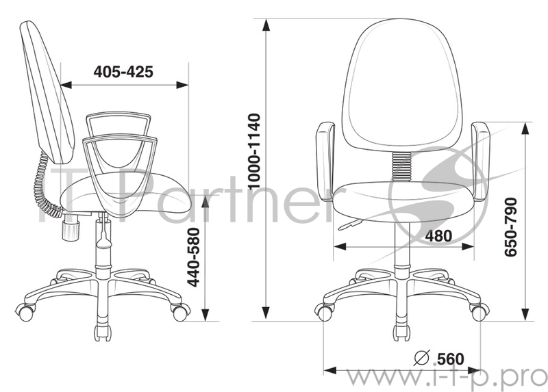 Кресло Бюрократ CH-1300N/CHERRY бордовый Престиж+ 15-11