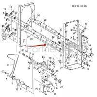 З/ч XEROX ВАЛ В СБОРЕ НИЖНИЙ (УСТРОЙСТВА ДЕКЕЛЕРА) для WCP4110